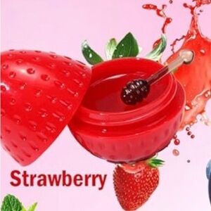 Sulily Tinted Strawberry Bee Lip Balm Fruit Pot
